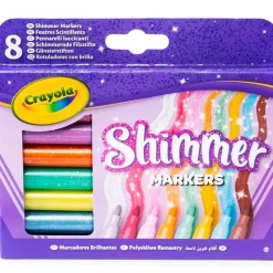 Rotuladores con Purpurina Pack 8*CRAYOLA