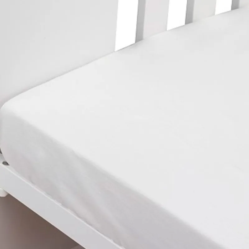 Sabana bajera cuna 120*60 blanca*INTERBABY