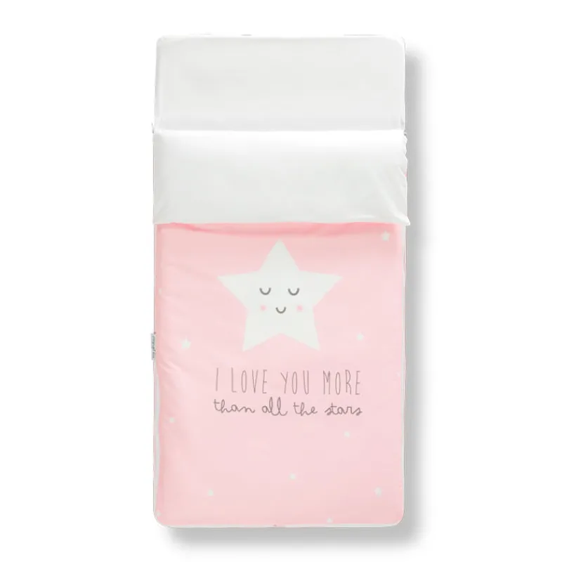 Saco nórdico cuna 60*120 I Love Rosa*PETITE STAR Best
