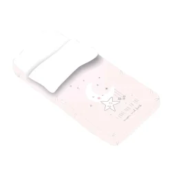 PIRULOS Ropa De Cuna|Juegos De Madera-Saco Nórdico para cuna 60x120 I Love Rosa