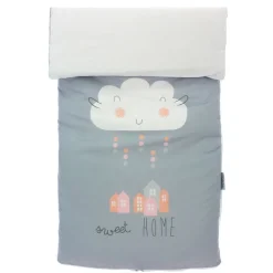 PIRULOS Ropa De Cuna|Juegos De Madera-Saco Nórdico para cuna 60x120 Sweet Gris