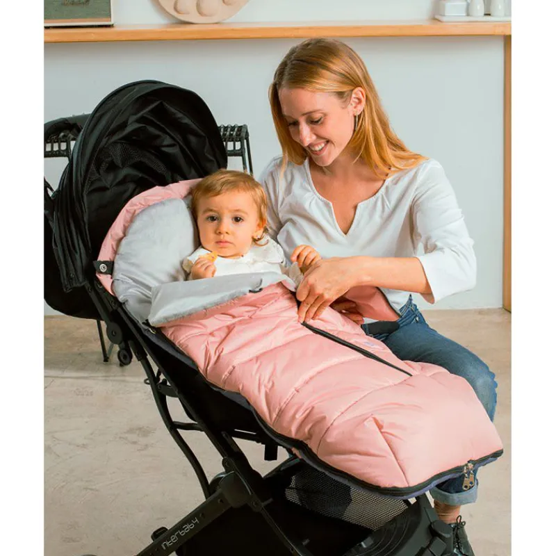 Saco Polar Universal Silla Paseo Rosa*INTERBABY Clearance
