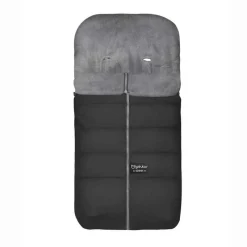 PIRULOS Sacos Y Colchonetas-Saco Universal Silla Paseo Velour Negro Liso