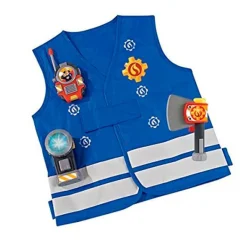 SIMBA Juegos Y Juguetes De Imitación-Sam Bombero Chaleco con Accesorios