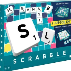 MATTEL Juegos De Mesa-Scrabble Original 2 Juegos en 1
