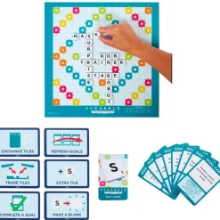MATTEL Juegos De Mesa-Scrabble Original 2 Juegos en 1