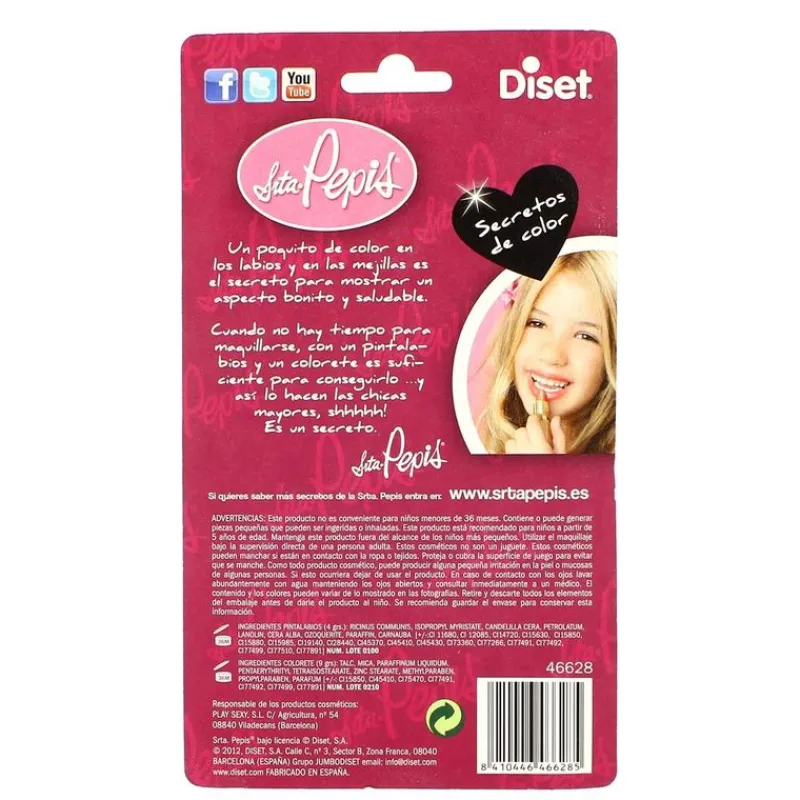 DISET Juegos Y Juguetes De Imitación-Secretos Color Señorita Pepis