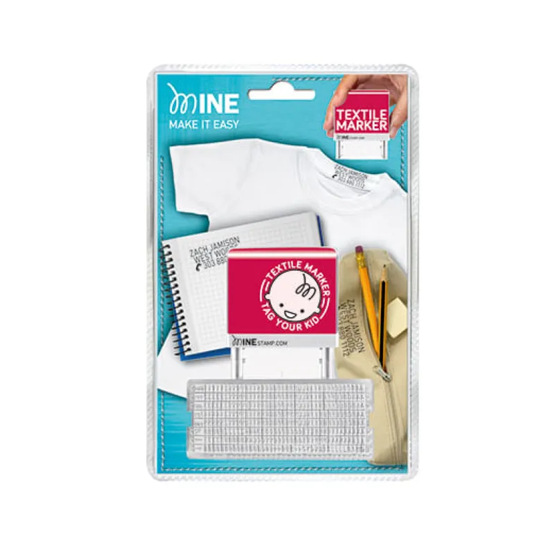 Sello marcador de ropa y libros*MINE Hot