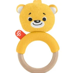 FISHER PRICE Chupetes Y Dentición|Juegos De Madera-Sensimals Mordedor Animalito Madera Surtido