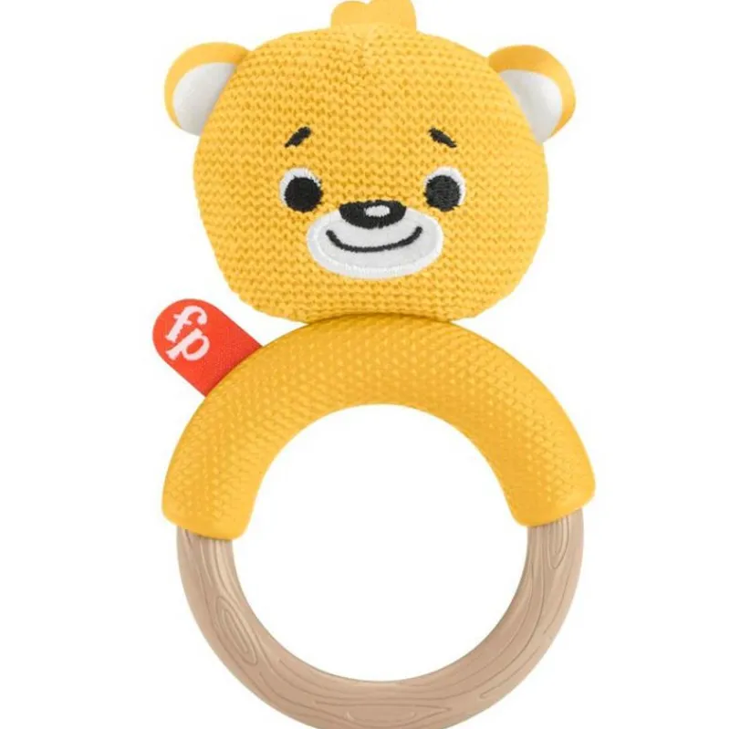 FISHER PRICE Chupetes Y Dentición|Juegos De Madera-Sensimals Mordedor Animalito Madera Surtido