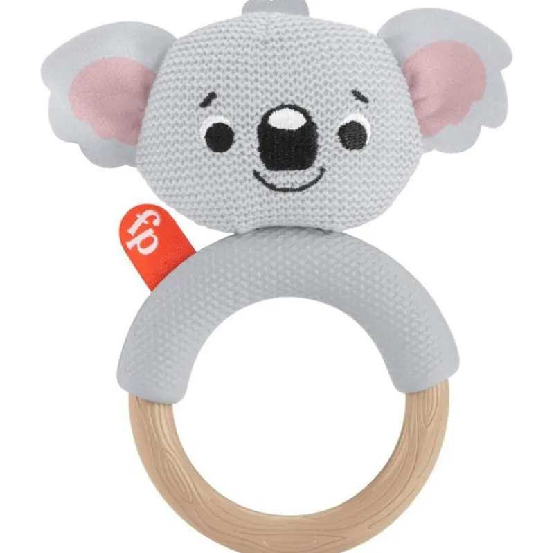 FISHER PRICE Chupetes Y Dentición|Juegos De Madera-Sensimals Mordedor Animalito Madera Surtido