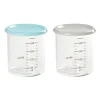 BEABA Complementos De Alimentación-Set 2 botes Maxi 240 ml Azul/gris