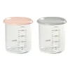 Set 2 botes Maxi 240 ml Rosa/gris*BEABA Clearance