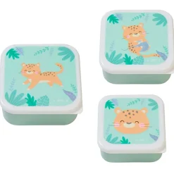 SARO Complementos De Alimentación-Set 3 cajitas de almuerzos Mint