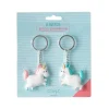 MR WONDERFUL Ropa Y Complementos-Set 2 Llaveros 3D Unicornios