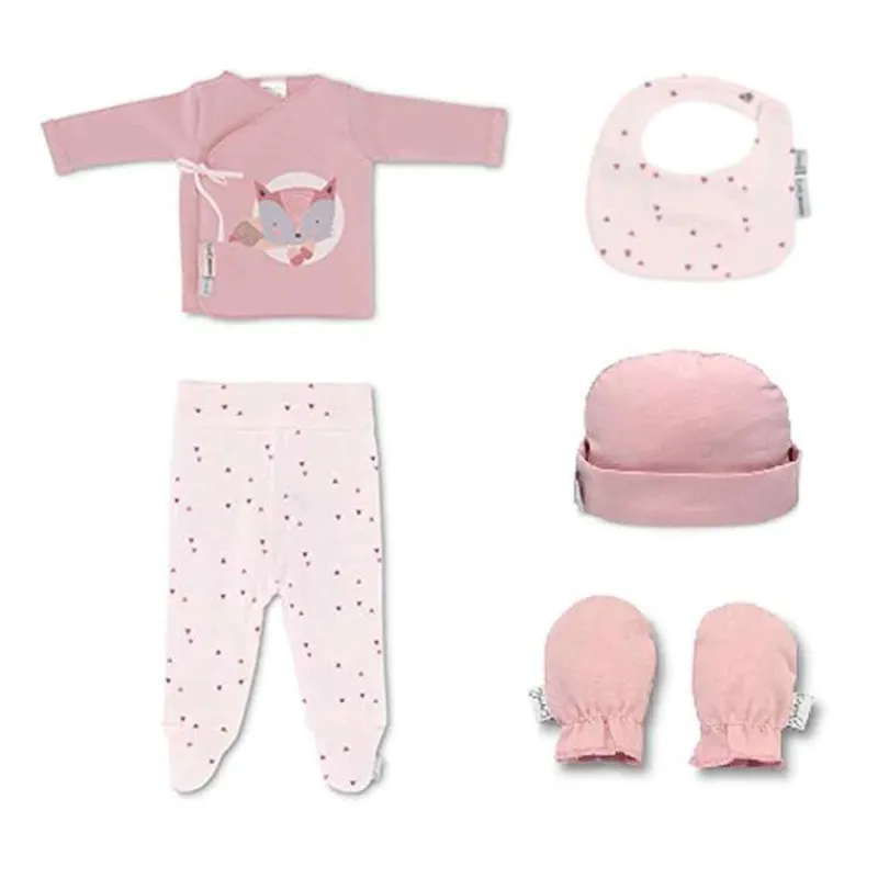 Set 5 Piezas 1º Puesta Zorro Rosa*PIRULOS