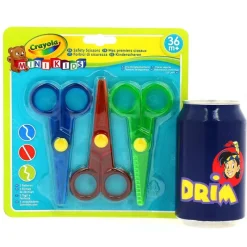 CRAYOLA Manualidades-Set 3 Tijeras Seguras
