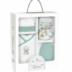 Set de 4 piezas de primera puesta pulpo Menta*INTERBABY Clearance