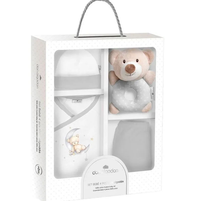 Set de 4 piezas de primera puesta ositos Gris*INTERBABY Sale