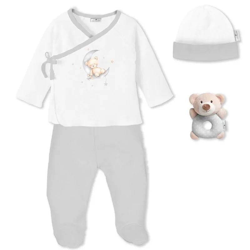 Set de 4 piezas de primera puesta ositos Gris*INTERBABY Sale