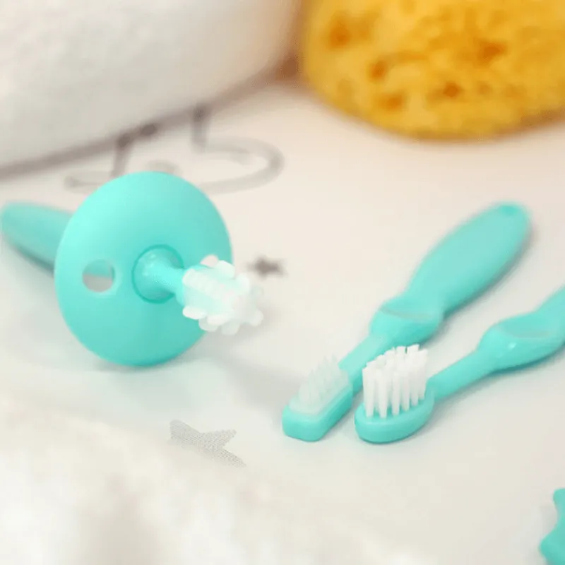 Set de cepillos de dientes para bebé azul*KIOKIDS Hot