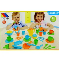 MOLTO Juegos Y Juguetes De Imitación-Set de Comida de 45 Piezas