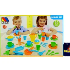 MOLTO Juegos Y Juguetes De Imitación-Set de Comida de 45 Piezas