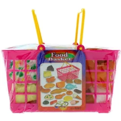 DRIM DISCOUNT Juegos Y Juguetes De Imitación-Set de Comida en Cesta 20 Piezas