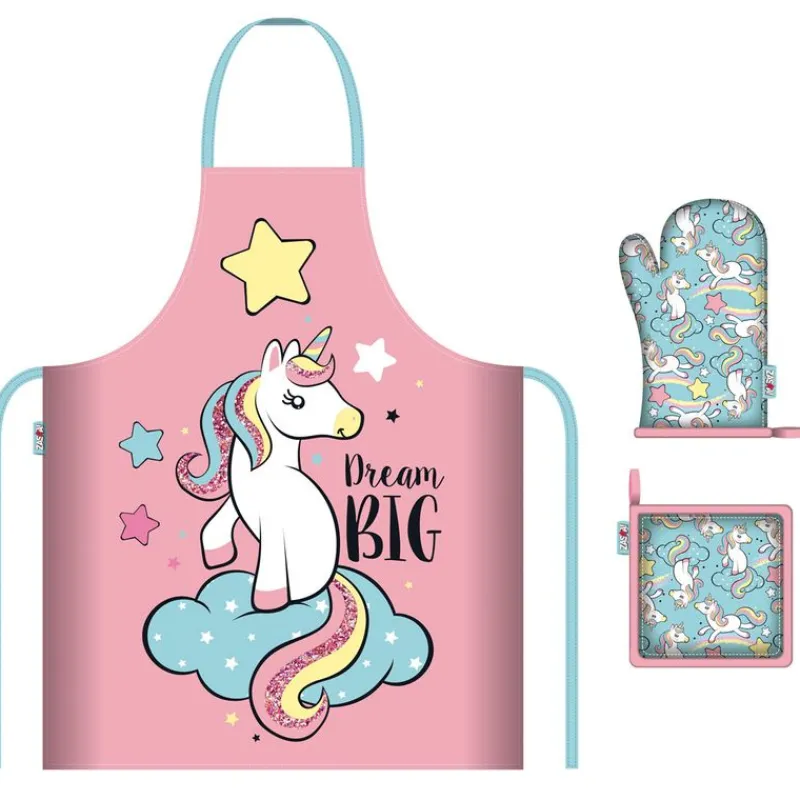 ARDITEX Ropa Y Complementos-Set Delantal Unicornio Infantil