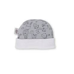 Set Nacimiento de 0-6m 5 piezas Animals Gris*INTERBABY