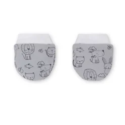 Set Nacimiento de 0-6m 5 piezas Animals Gris*INTERBABY