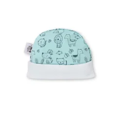 INTERBABY Regalos De Nacimiento-Set Nacimiento de 0-6m 5 piezas Animals Menta