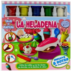DRIM DISCOUNT Manualidades-Set Plastilina Helados con 5 Botes