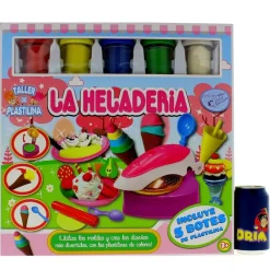 DRIM DISCOUNT Manualidades-Set Plastilina Helados con 5 Botes