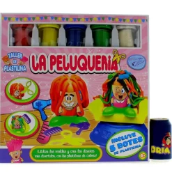 DRIM DISCOUNT Manualidades-Set Plastilina Peluquería con 5 Botes