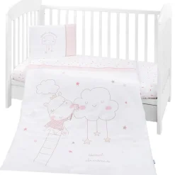 KIKKABOO Ropa De Cuna-Set textil Cuna 6 piezas Hippo