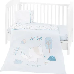 Set textil Cuna 6 piezas Little Fox*KIKKABOO Outlet
