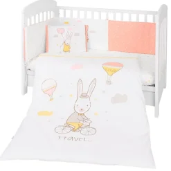 Set textil Cuna 6 piezas Rabbits*KIKKABOO Hot