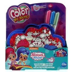 CIFE Ropa Y Complementos|Manualidades-Shimmer & Shine Color Me Mine Bolso Metallic Nube