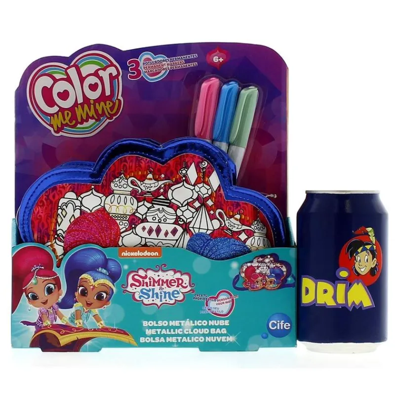 CIFE Ropa Y Complementos|Manualidades-Shimmer & Shine Color Me Mine Bolso Metallic Nube