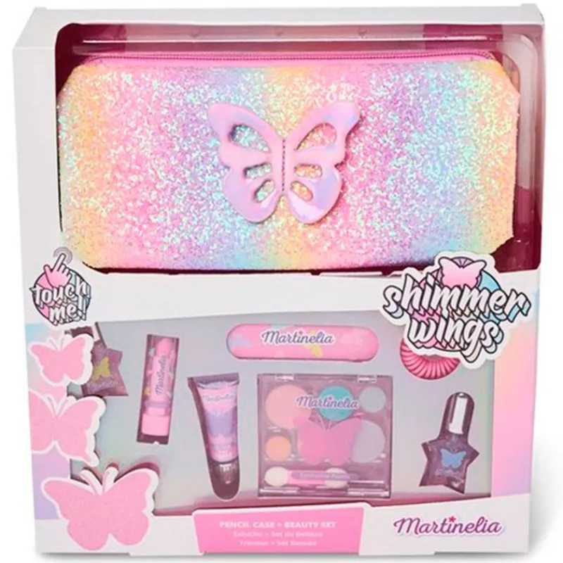 MARTINELIA Juegos Y Juguetes De Imitación-Shimmer Wings Pack Maquillaje Infantil y Estuche