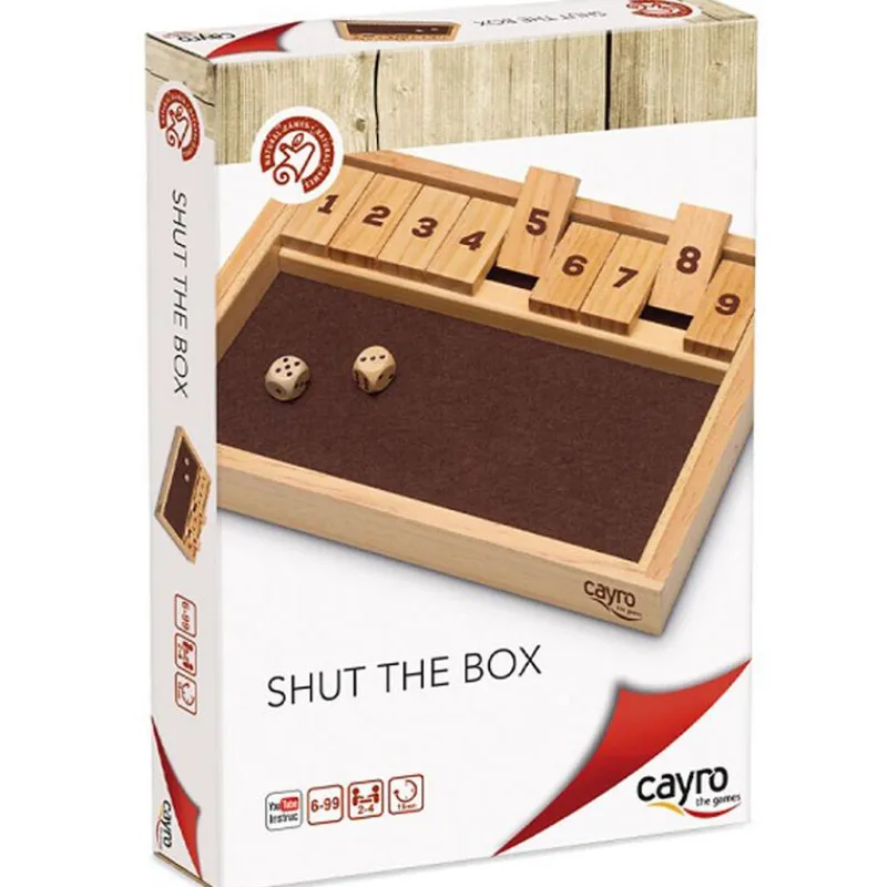 Shut the Box Juego Madera*CAYRO Sale