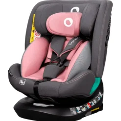Silla coche Bastiaan 40-150cm c/ top tether Pink*LIONELO Best