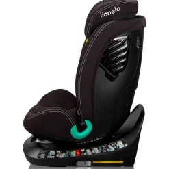 LIONELO Sillas Con Isofix De 40 A 150 Cm (0 A 12 Años)-Silla coche Bastiaan 40-150cm c/ top tether Black