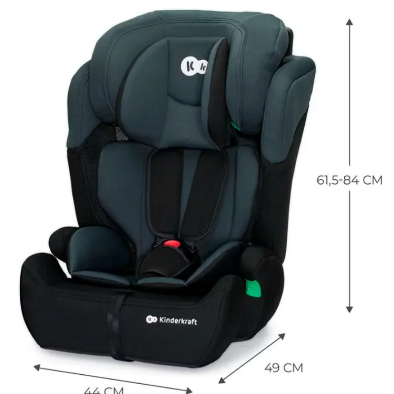 KINDERKRAFT Sillas De Coche Sin Isofix-Silla coche Comfort Up i-Size 75-150 Black