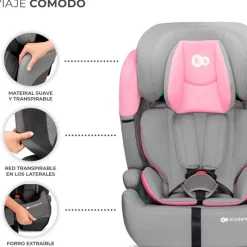Silla coche Comfort Up i-Size 75-150 Rosa*KINDERKRAFT Best