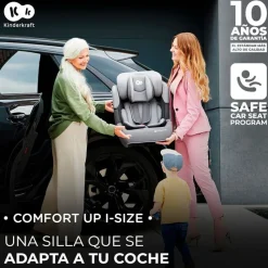 Silla coche Comfort Up i-Size 75-150 Rosa*KINDERKRAFT Best