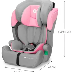 Silla coche Comfort Up i-Size 75-150 Rosa*KINDERKRAFT Best