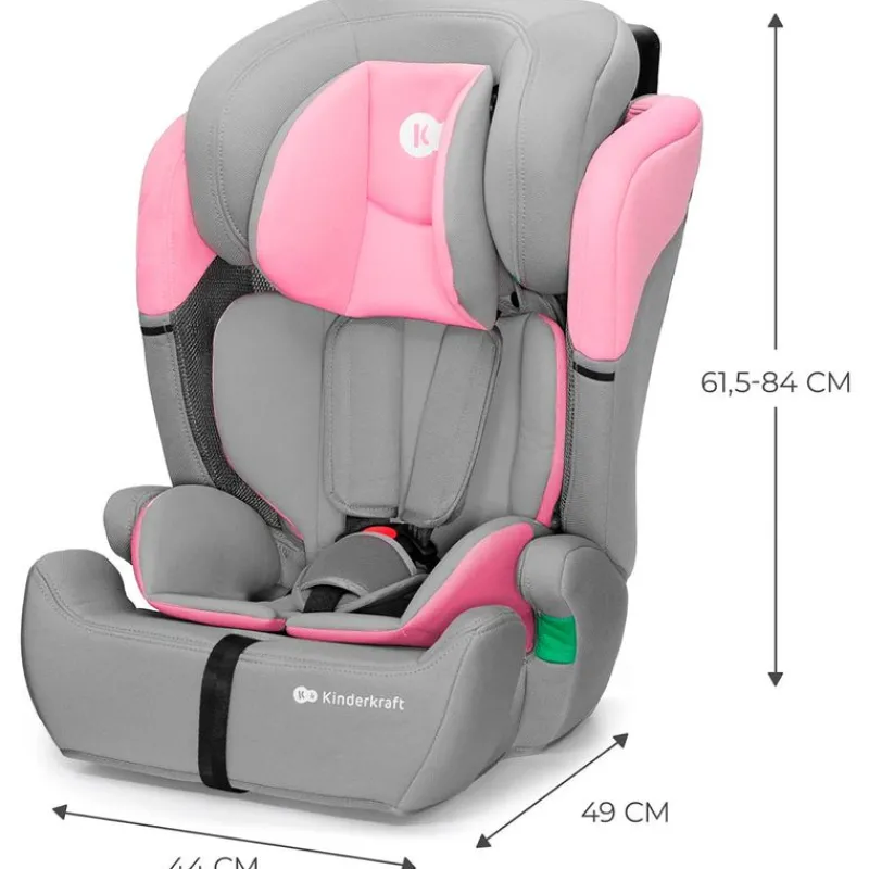 Silla coche Comfort Up i-Size 75-150 Rosa*KINDERKRAFT Best