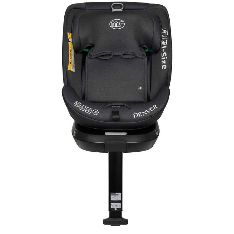 MS Sillas Con Isofix De 40 A 150 Cm (0 A 12 Años)-Silla coche Denver 40-150cm con pata Negra